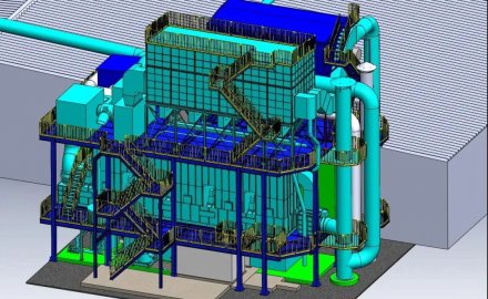MESNAC delivered the first five-bed large-volume Regenerative Thermal Oxidizer in the domestic rubber industry